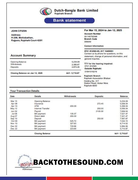 İndir Almanya Dutch Banka Hesap Özeti 3 – 6 months Word and PDF Örnek Örnek şablon