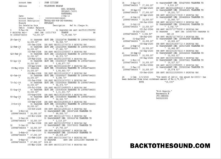 İndir Hindistan Phulbani Banka of Hindistan Hesap Özeti Word and PDF Örnek, 2 pages Örnek taslak