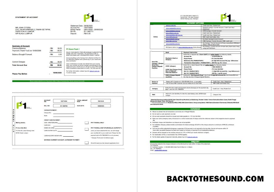 İndir Malezya Packet 1 Ağ Banka st 3 pages Örnek şablon