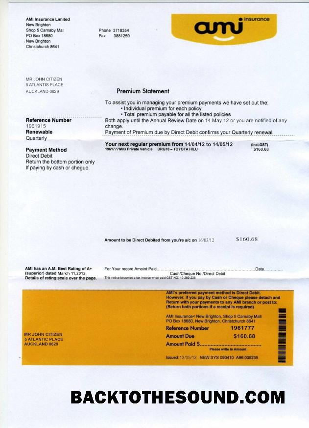 İndir Yeni Zelanda AMI proof of address Banka Hesap Özeti Örnek şablon