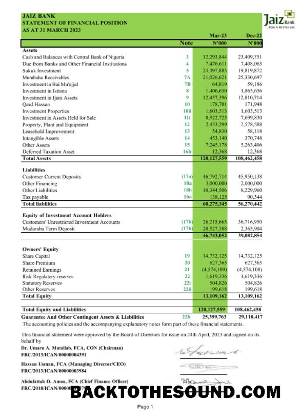Yüksek Kalite İndir Nijerya Jaiz Banka Hesap Özeti Word and PDF templatescr Örnek