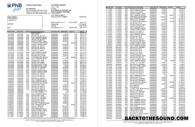 İndir Filipinler PNB 4 pages Excel Örnek taslak