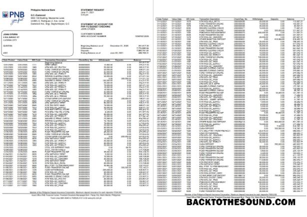 İndir Filipinler PNB Banka st Örnek ön izleme