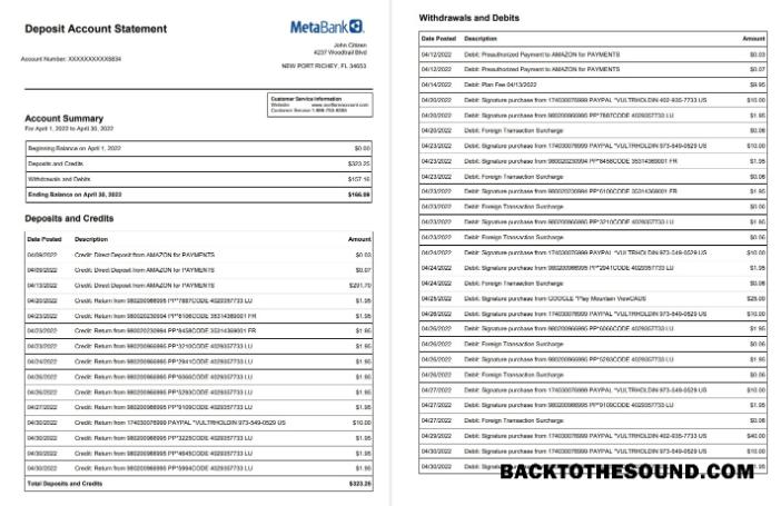 İndir ABD Metabank Yatırma Hesap Hesap Özeti 3 pages Örnek tasarım