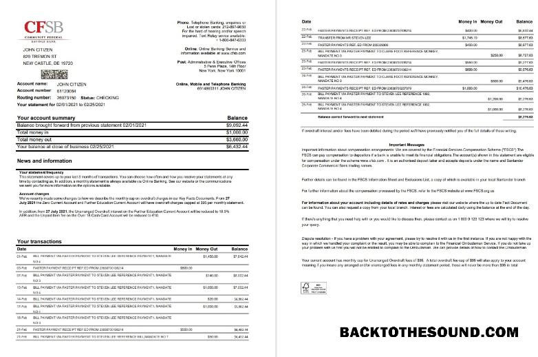 İndir ABD Yeni York CFSB 2 pages Excel Örnek tasarım
