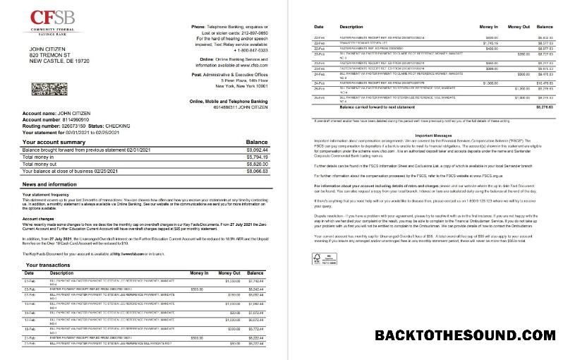 İndir ABD Yeni York CFSB 2 pages Word Örnek örnek
