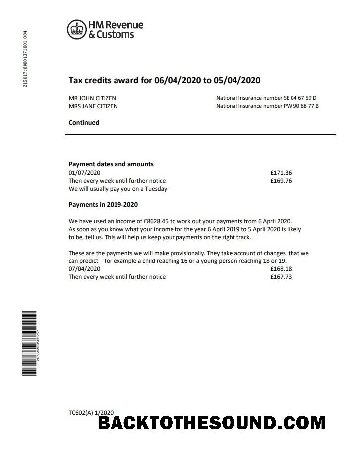 İndir Birleşik Krallık HM Gelir & Customs Banka Hesap Özeti easy to fill in Word and PDF Format Örnek örnek