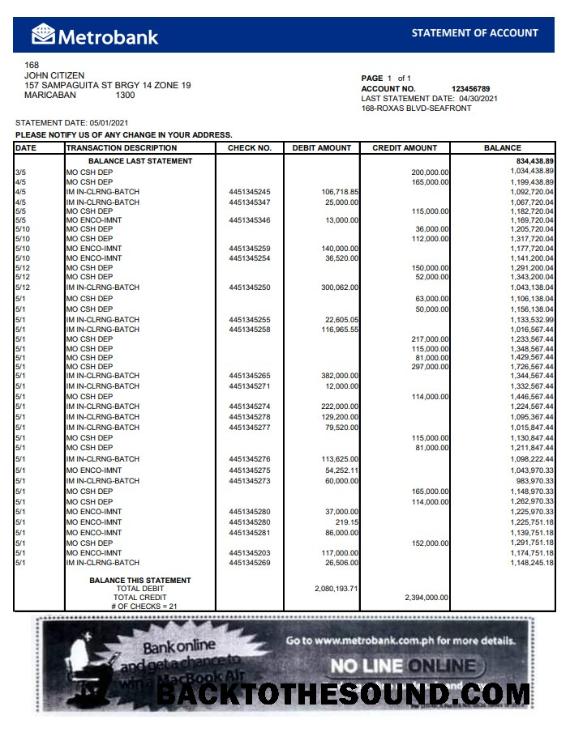 İndir Birleşik Krallık Metrobank Excel Örnek tasarım
