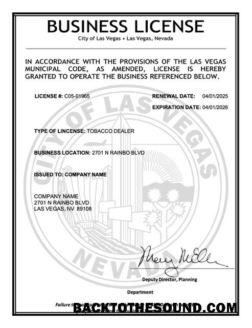 Λήψη ΗΠΑ Nevada Επιχείρηση Άδεια Word and PDF Δείγμα σχεδιασμό