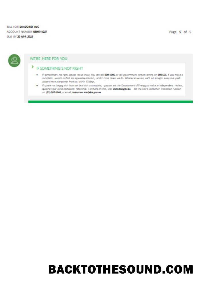 Scarica Al Ain Distribution Azienda Bolletta Affari Bolletta, Pagina 5, SCR Campione mockup
