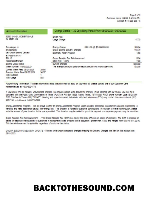 Scarica Ameren Missouri Elettricità Bolletta Affari Bolletta, , Pagina 2, SCR Campione anteprima