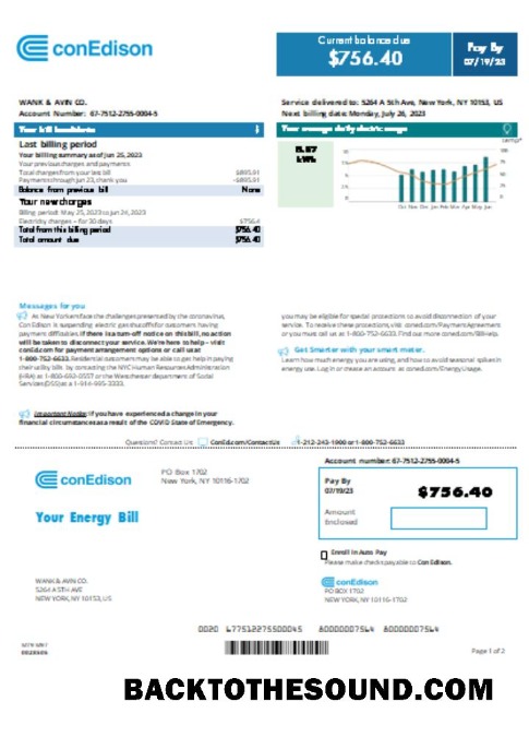 Scarica Con Edison Bolletta Affari Bolletta, Pagina 1, SCR Campione mockup