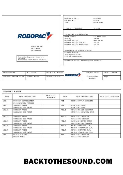 Scarica Italia ROPOBAC SYSTEMI Affari Bolletta Bolletta Word and PDF Campione design