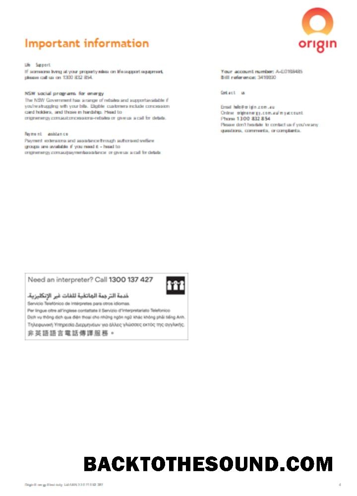 Scarica Origin Bolletta Affari Bolletta, Pagina 4, SCR Campione design
