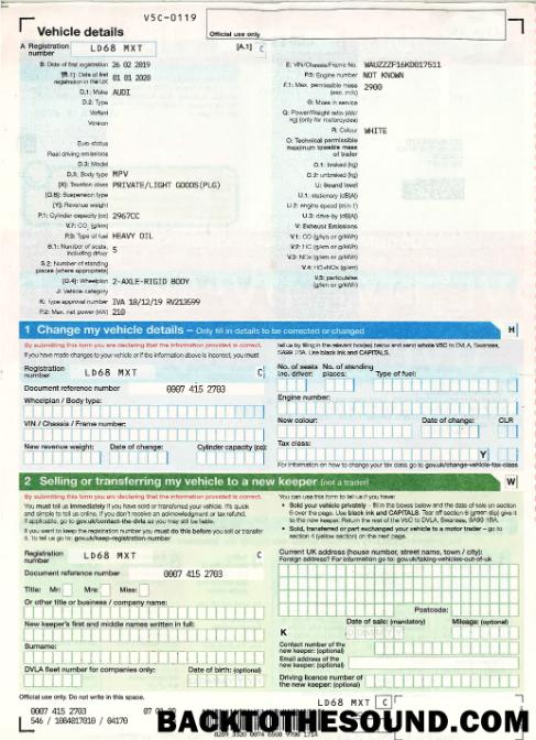 Pobierz Wielka Brytania driver,pojazd rejestracja certificate2 Próbka podgląd