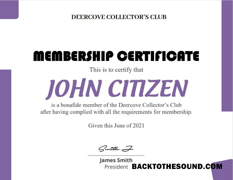 İndir ABD Club Membership cert Örnek taslak