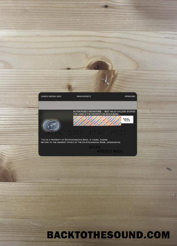 İndir Afganistan Da Banka Mastercard foto-görünüm Arka Örnek örnek