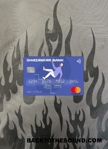 İndir Afganistan Ghazanfar Banka Mastercard foto-görünüm Ön Örnek taslak