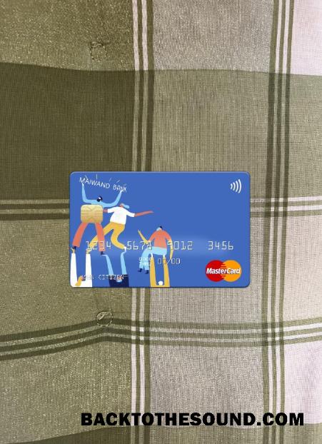 İndir Afganistan Maiwand Banka Mastercard Ön Örnek taslak