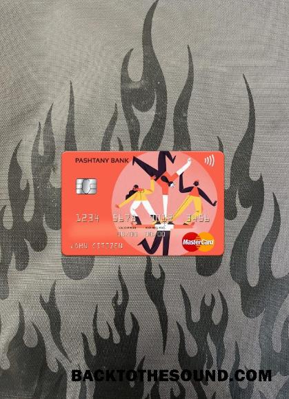 İndir Afganistan Pashtany Banka Mastercard foto-görünüm Ön Örnek ön izleme