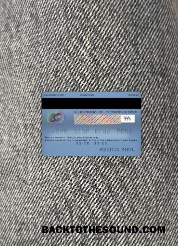 İndir Arnavutluk Credins Banka Mastercard foto-görünüm Arka Örnek tasarım