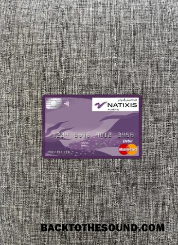 İndir Cezayir Natixis algerie Banka master Kart foto-görünüm Ön Örnek taslak