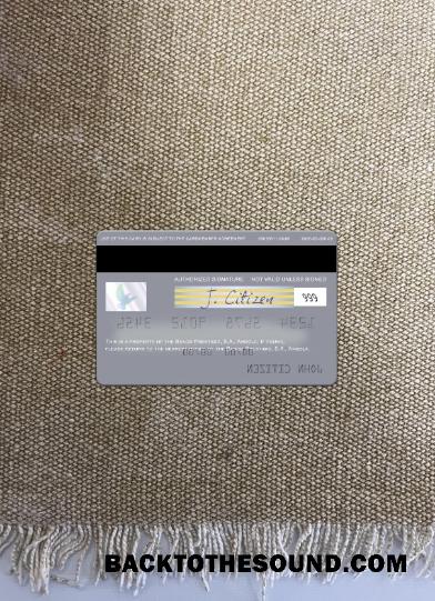 İndir Angola Banco Prestigio, S.A. Vize Kart foto-görünüm Arka Örnek taslak