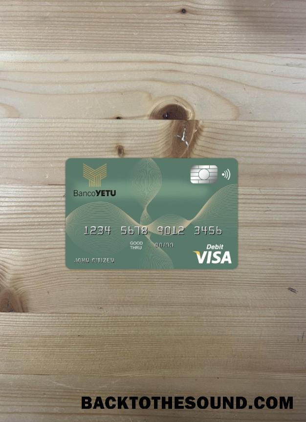 İndir Angola Banco Yetu Vize Kart foto-görünüm Ön Örnek taslak