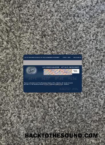 İndir Angola Finibanco Angola S.A. Mastercard foto-görünüm Arka Örnek şablon