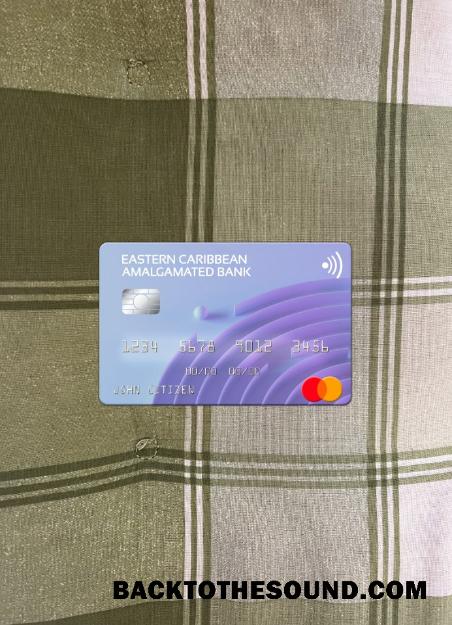 İndir Antigua ve Barbuda Eastern Caribbean Amalgamated Banka Mastercard foto-görünüm Ön Örnek örnek