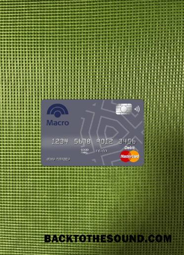 İndir Argenitina Banco Macro S.A Banka master Kart foto-görünüm Ön Örnek taslak