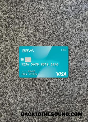 İndir Arjantin BBVA Vize Banka Kart foto-görünüm Ön Örnek örnek