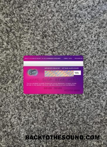 İndir Arjantin Banka Credicoop Mastercard foto-görünüm Arka Örnek şablon