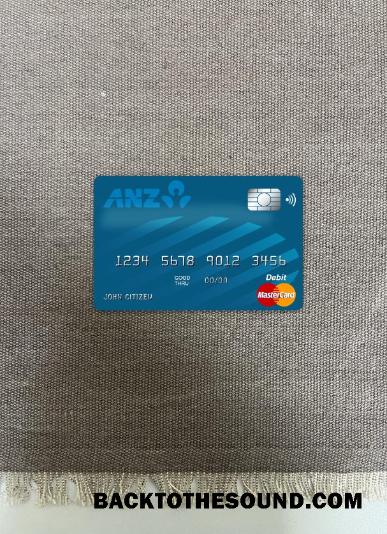 İndir Avustralya Anz Banka master Kart foto-görünüm Ön Örnek tasarım