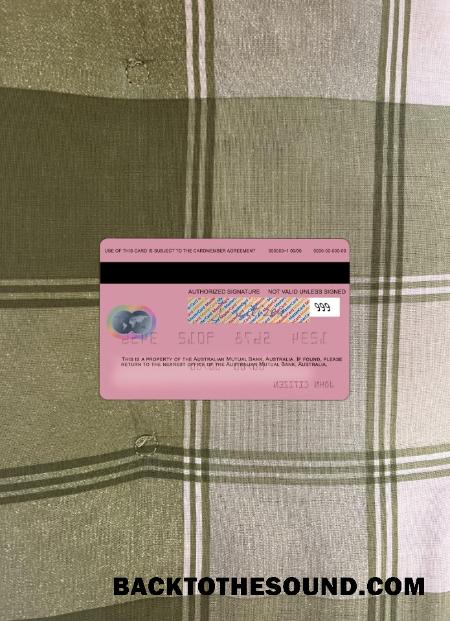 İndir Avustralya Australian Mutual Banka Mastercard foto-görünüm Arka Örnek örnek