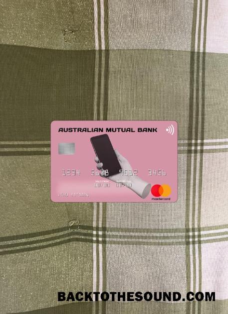 İndir Avustralya Australian Mutual Banka Mastercard foto-görünüm Ön Örnek taslak