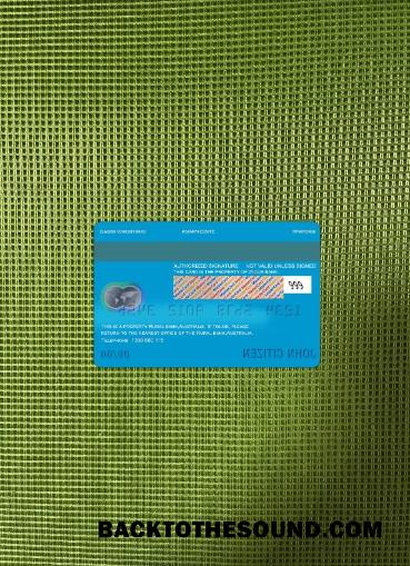 İndir Avustralya Rural Banka Mastercard foto-görünüm Arka Örnek örnek
