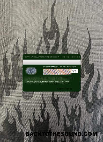 İndir Avusturya Alliance Banka Mastercard foto-görünüm Arka Örnek taslak