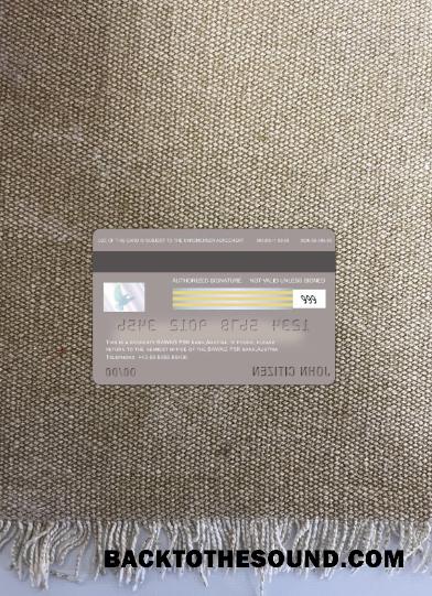 İndir Avusturya Bawag PSK Banka Vize Kart foto-görünüm Arka Örnek taslak