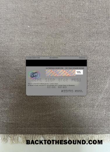 İndir Bahreyn Ahli birleşik Banka Mastercard foto-görünüm Arka Örnek taslak