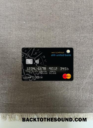 İndir Bahreyn Ahli birleşik Banka Mastercard foto-görünüm Ön Örnek örnek