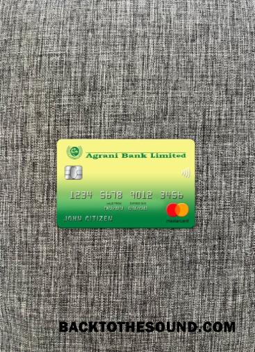 İndir Bangladeş Agrani Banka Mastercard foto-görünüm Ön Örnek taslak