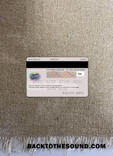 İndir Barbados First Citizens Banka Mastercard foto-görünüm Arka Örnek tasarım