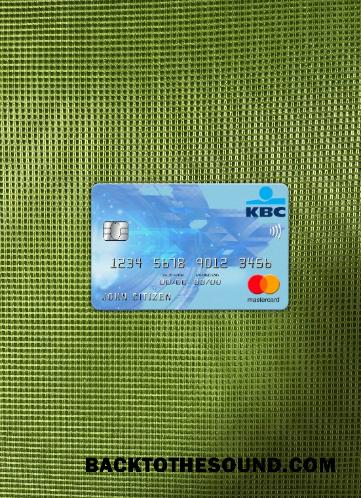 İndir Belçika KBC Banka Mastercard foto-görünüm Ön Örnek ön izleme
