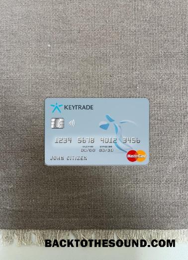 İndir Belçika Keytrade Banka Mastercard foto-görünüm Ön Örnek tasarım