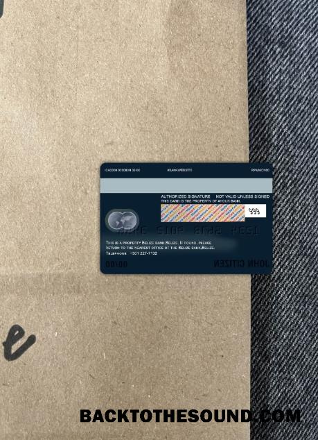 İndir Belize Belizebank Mastercard foto-görünüm Arka Örnek ön izleme