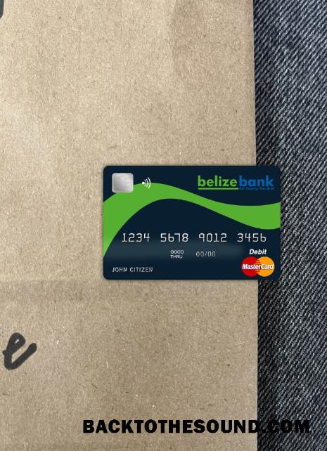 İndir Belize Belizebank Mastercard foto-görünüm Ön Örnek ön izleme