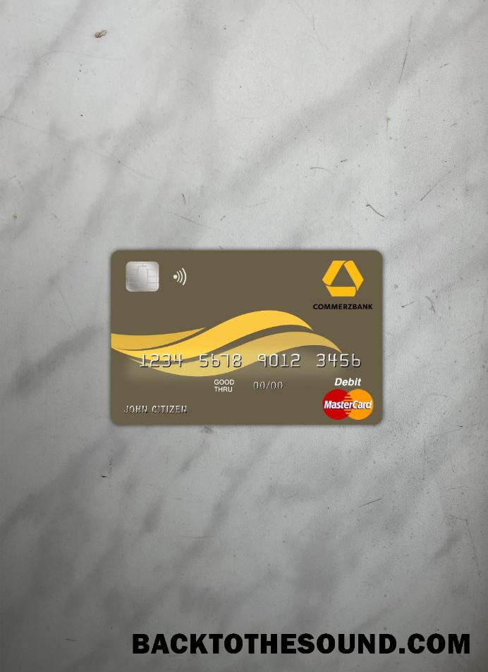 İndir Belize Commerzbank master Kart foto-görünüm Ön Örnek tasarım
