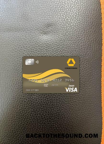 İndir Belize Commerzbank Vize Kart foto-görünüm Ön Örnek şablon