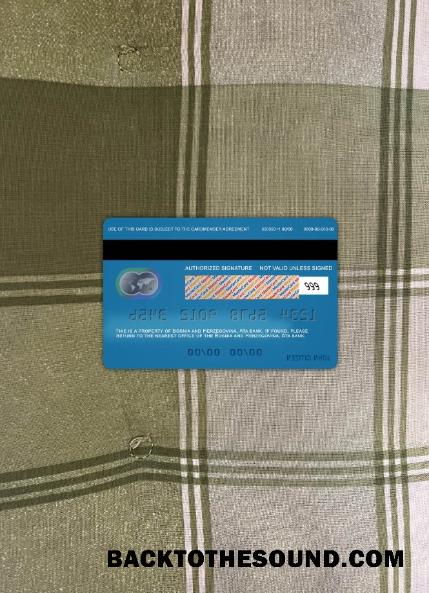 İndir Bosna Hersek Ata Banka Mastercard foto-görünüm Arka Örnek şablon
